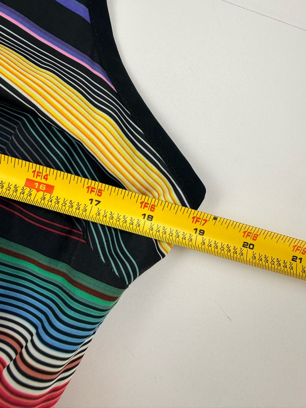 Athleta Striped‎ Midi Casual Dress Women's M Multicolor Resort Sleeveless Beach - Picture 4 of 10